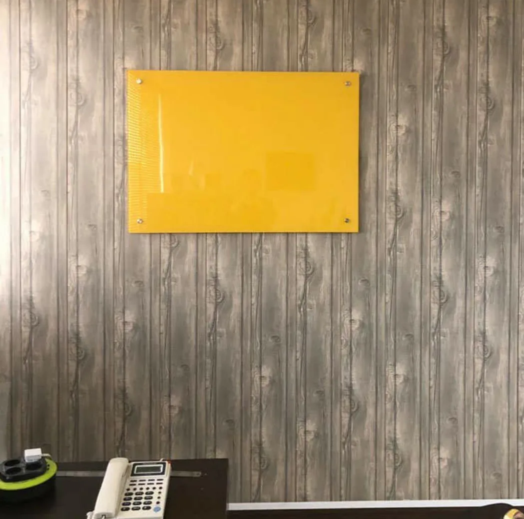 تخته وایت برد شیشه ای مدل G030 سایز 120×90 سانتی متر