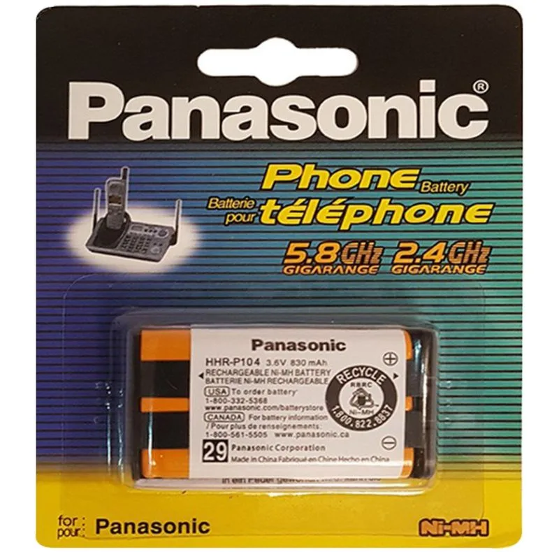 باتری تلفن بی سیم پاناسونیک مدل P-104