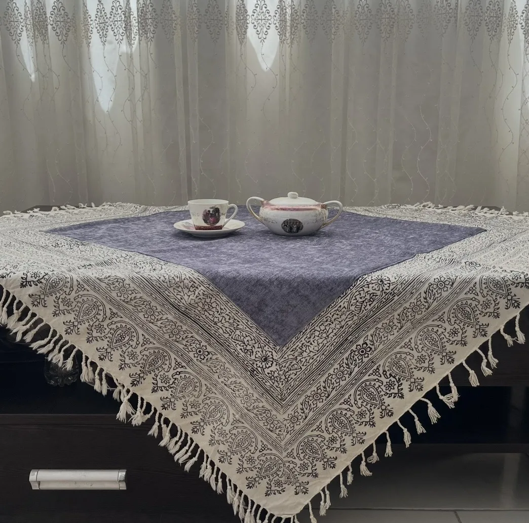 رومیزی مخمل مدل 100-100