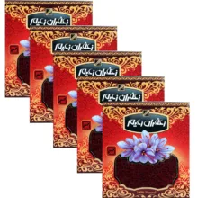زعفران سرگل درجه یک زعیم – 4.608 گرم بسته 5 عددی