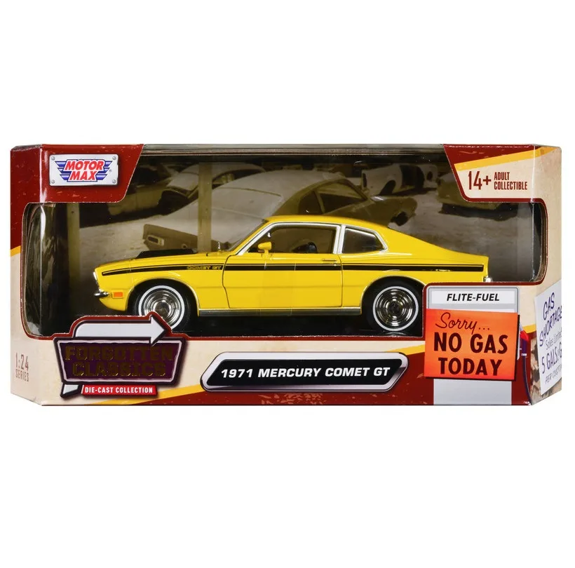 ماکت ماشین موتورمکس مدل کلاسیک طرح 1971 Mercury Comet GT