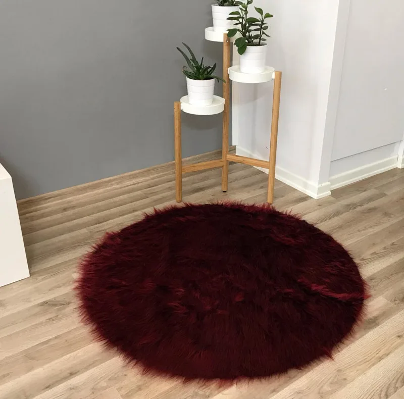 پادری هیراد هوم فرنشینگ طرح خز فانتزی سایز 110×110 سانتی متر