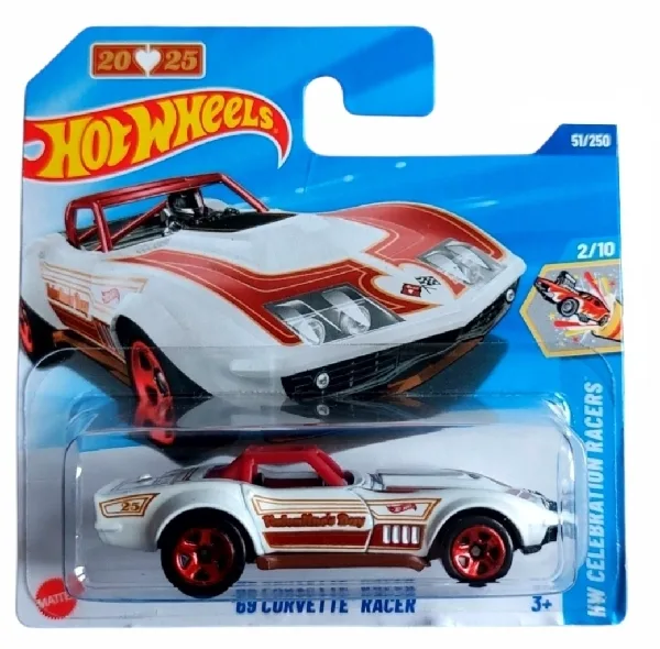 ماشین بازی هات ویلز مدل CORVETTE RACER 69ب