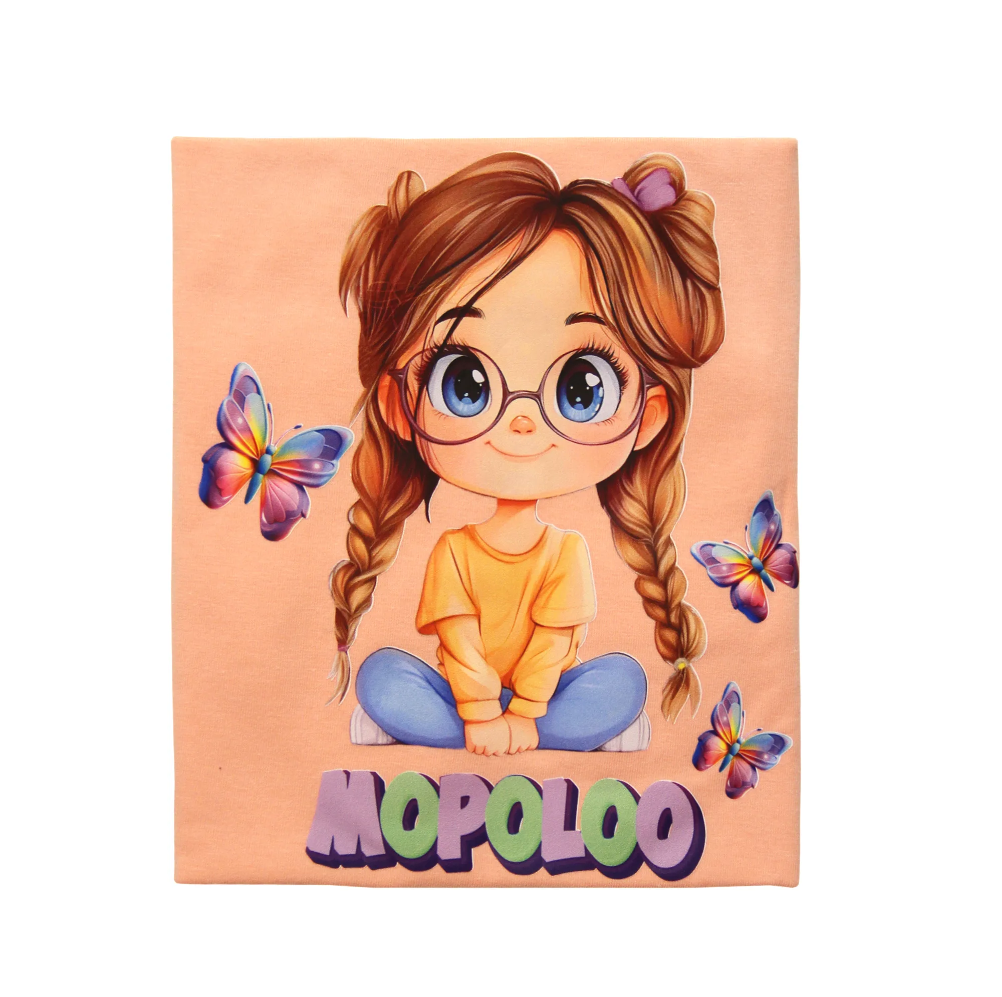 ست تاپ و شورت راحتی دخترانه موپولو کد R1