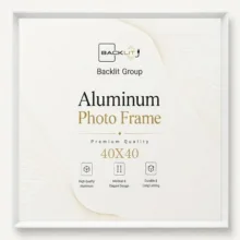 قاب عکس بکلیت مدل آلومینیومی AL-S4040 سایز 40×40 سانتی متر