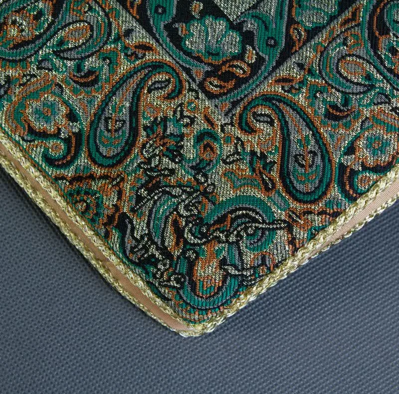 رومیزی ترمه نگین خاتم طرح شاه عباسی یزد کد ya90242101