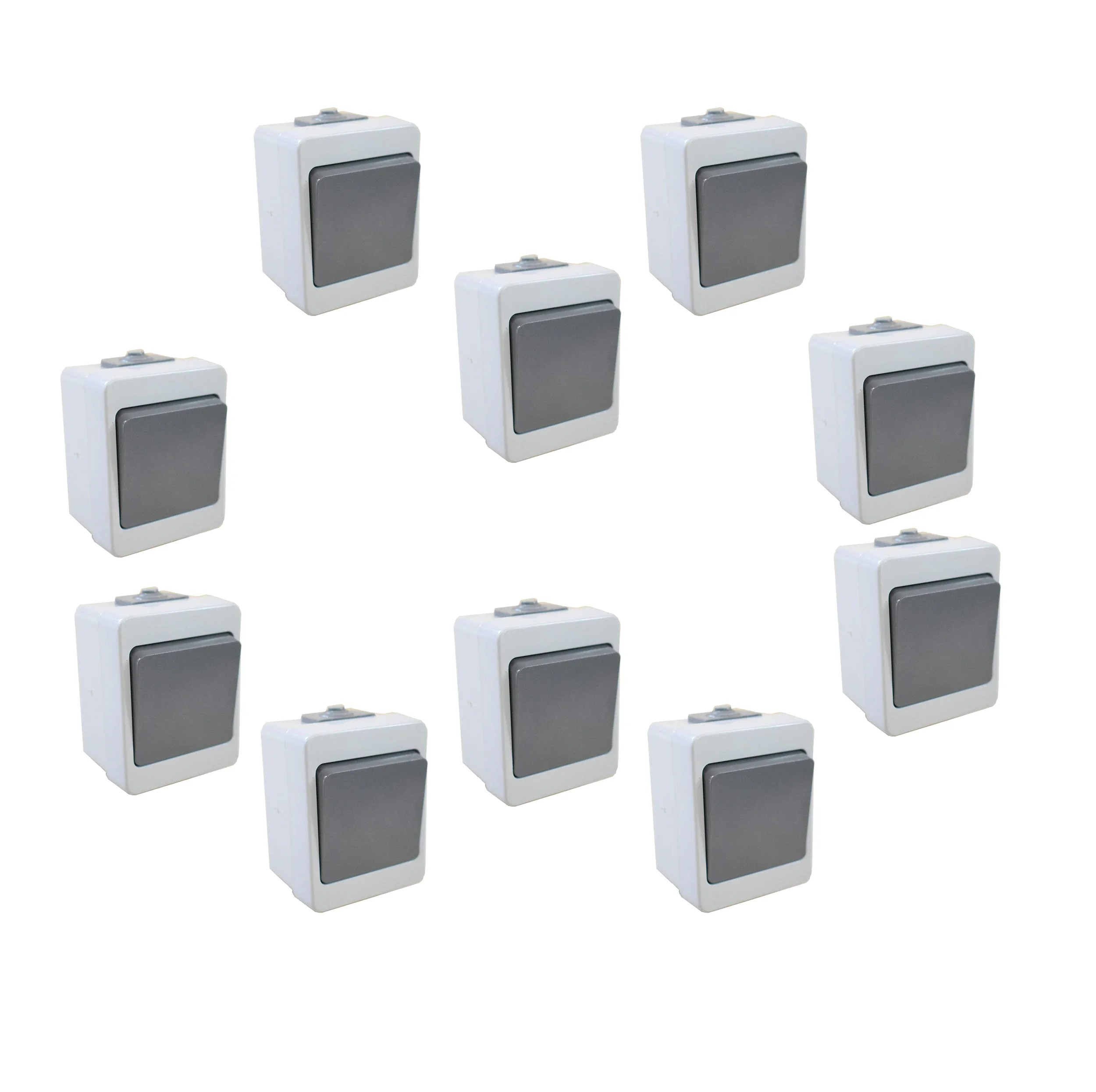 کلید تک پل صنعتی پارت الکتریک مدل P-B-10 بسته 10 عددی