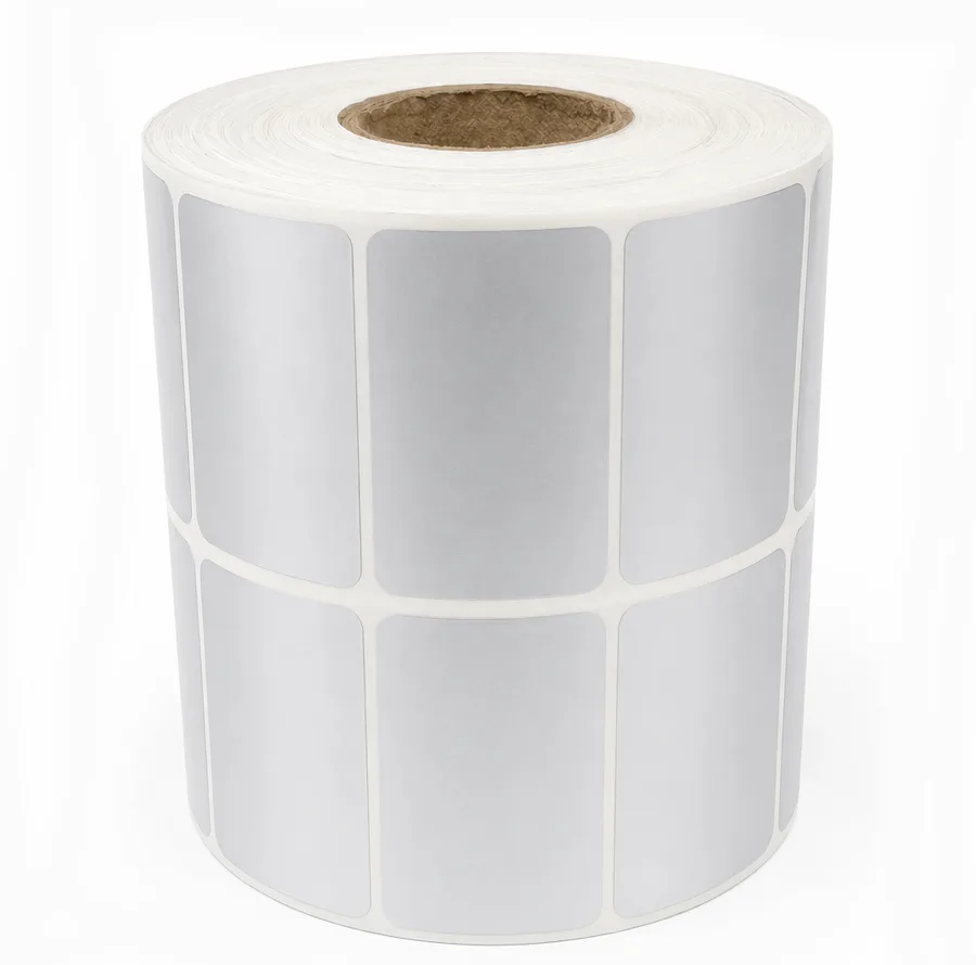 برچسب پرینتر لیبل زن دوردیف مدل متال کد 34x51  بسته 3000 عددی