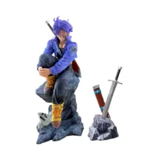 فیگور مدل Future Trunks، مناسب بزرگسالان، با ارتفاع 27 سانتیمتر، بدنه ABS و بدون ویژگیهای حرکتی