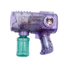 حباب ساز مدل تفنگی چراغدار شارژی طرح کرومی و دوستان کد KUROMI.GUN TRB