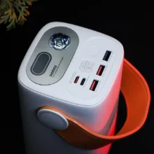 پاوربانک 27 وات ریمکس مدل rpp-123 ظرفیت 60000 میلی‌آمپرساعت