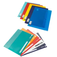 پوشه پاپکو مدل A4-116109105 همراه پوشه گیره دار بسته 10 عددی