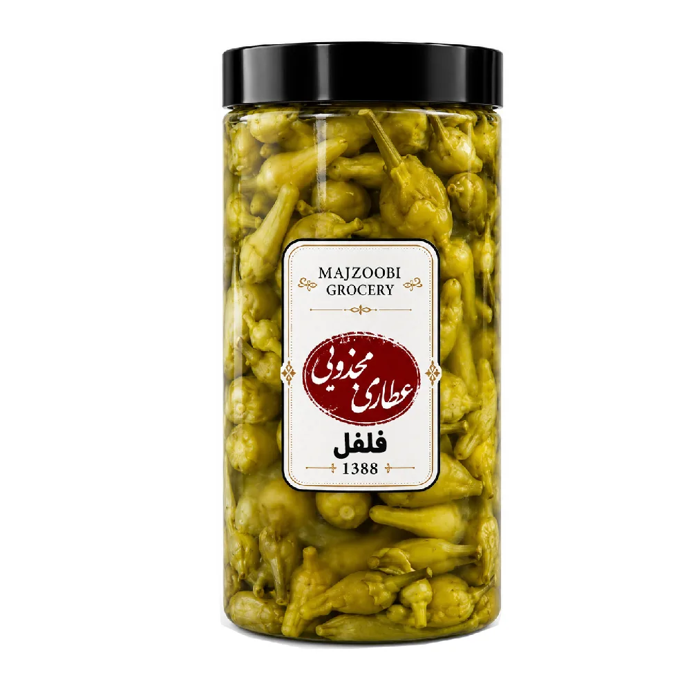 ترشی فلفل مجذوبی - 1500 گرم بسته 2 عددی