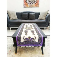 رومیزی قلمکار مدل ترنج کد 204