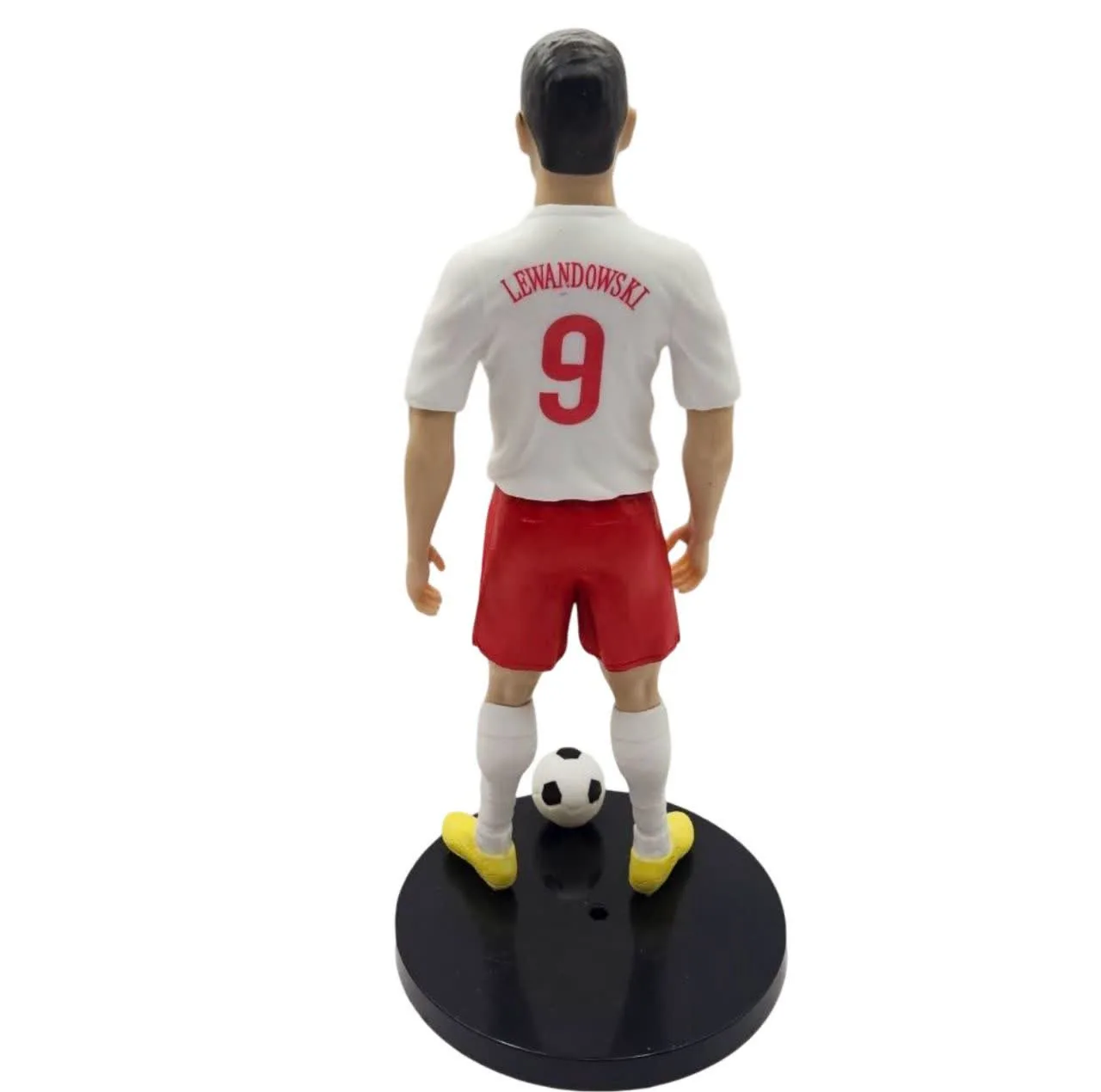 فیگور ناب سل مدل لواندوفسکی با پیراهن تیم لهستان کد LEWANDOWSKI NAAB011 ارتفاع 20 سانتی‌متر