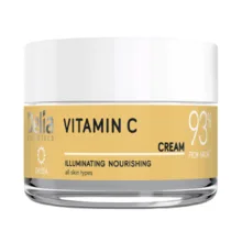 کرم روشن‌کننده روز صورت دلیا مدل Vitamin C مناسب برای انواع پوست حجم 50 میلی‌لیتر