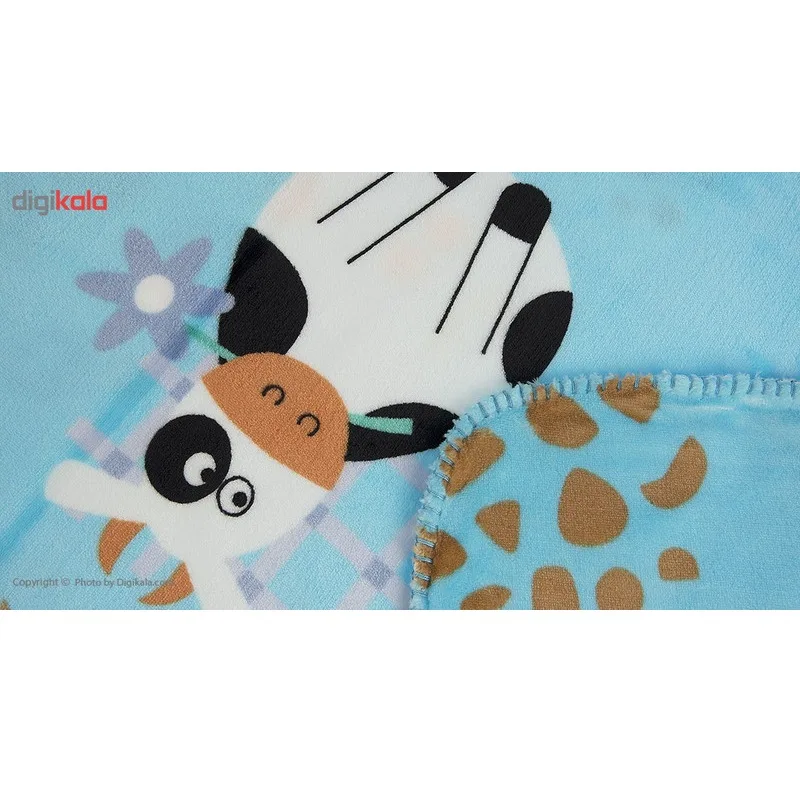 پتو کودک مدل Cute Cow سایز 100x140 سانتیمتر