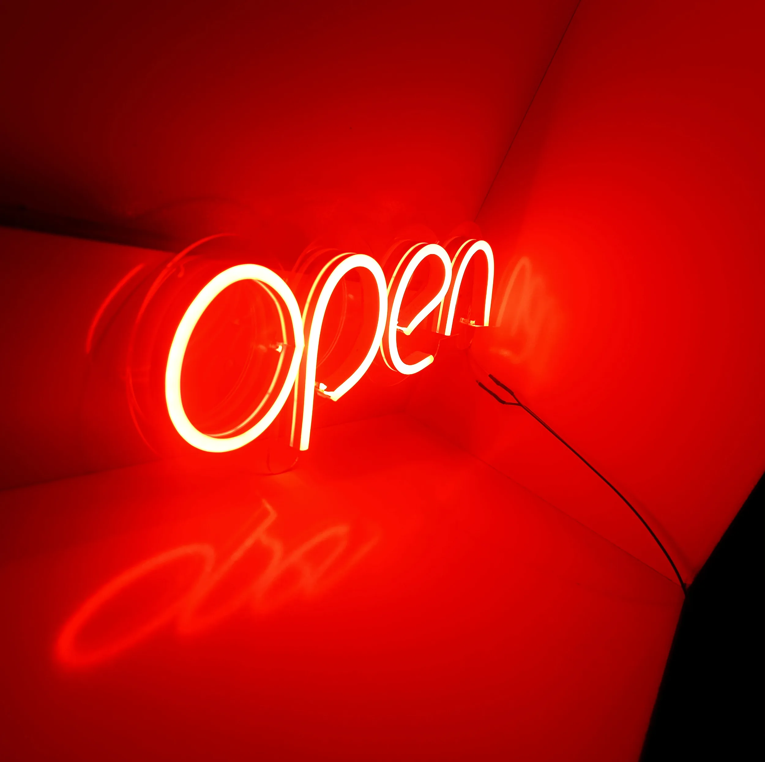 تابلو نئون فلکسی طرح Open مدل O1
