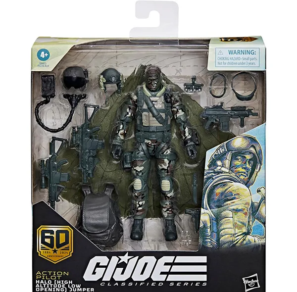 اکشن فیگور طرح خلبانی مدل Snake Eyes ارتفاع 22 سانتی‌متر