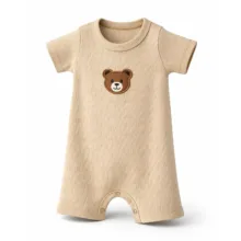 رامپر نوزادی مدل پنبه‌ای Teddy کد 001