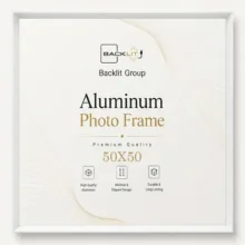 قاب عکس بکلیت مدل آلومینیومی AL-S5050 سایز 50×50 سانتی متر
