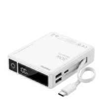پاوربانک 30 وات ریمکس مدل  RPP-86  ظرفیت 10000 میلی‌آمپرساعت