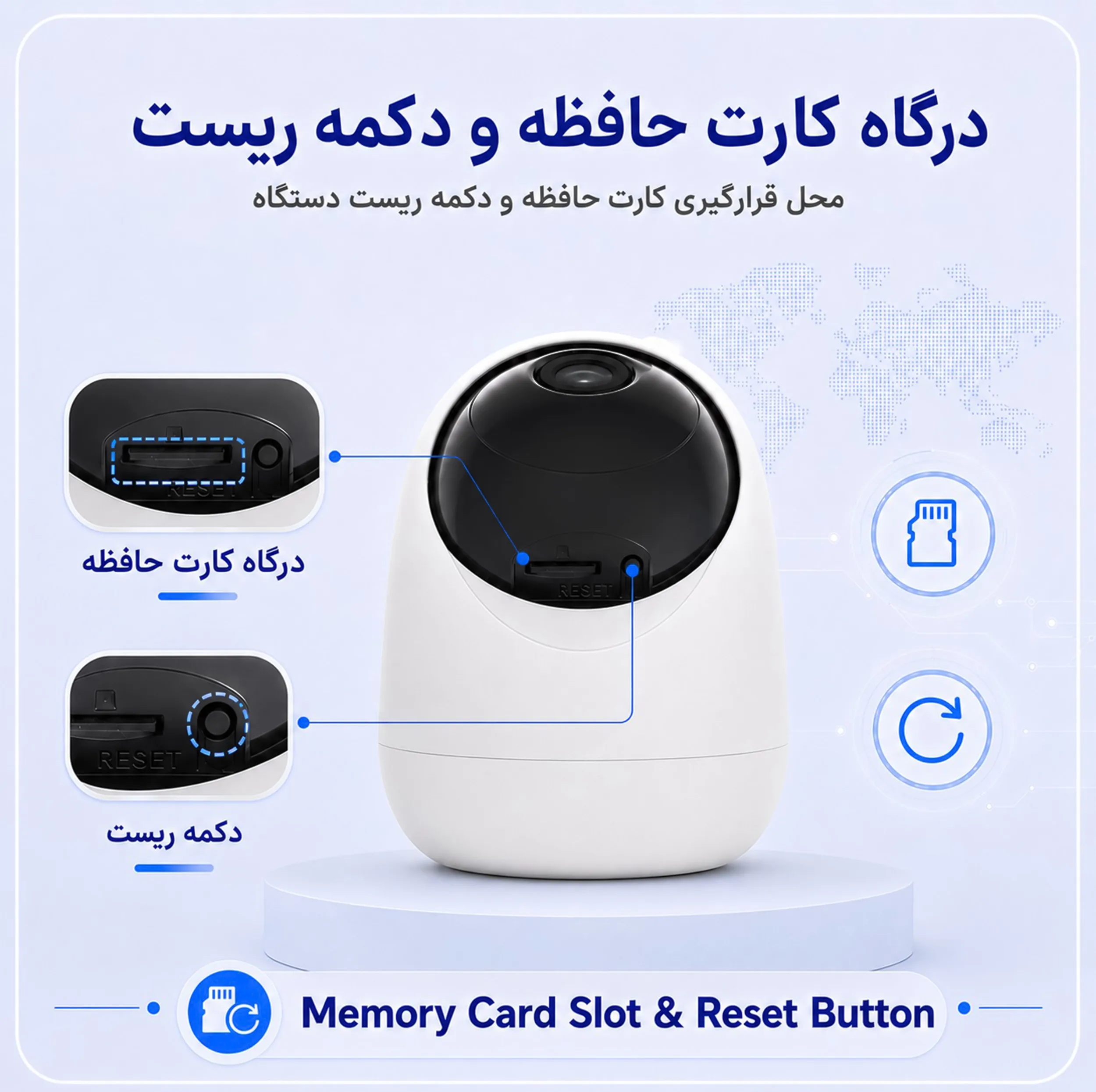 دوربین مداربسته تحت شبکه وونک مدل 5MP Pro