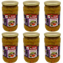 ترشی لیته انتخاب - 630 گرم بسته 6 عددی