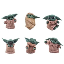 فیگور طرح یودا مدل Starwars 10 ارتفاع 6 سانتی‌متر مجموعه 10 عددی