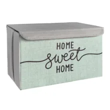 باکس لباس و نظم دهنده طرح لینن مدل HOME SWEET HOME کد S2