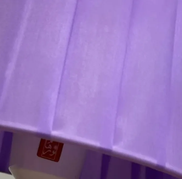 آباژور رومیزی نورهام مدل NHM-WHITESILVERY-15