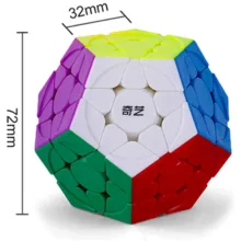 مکعب روبیک چی ای مدل مگامینکس کای وای کایهنگ اس 2 3×3 QY Megaminx QiHeng S2