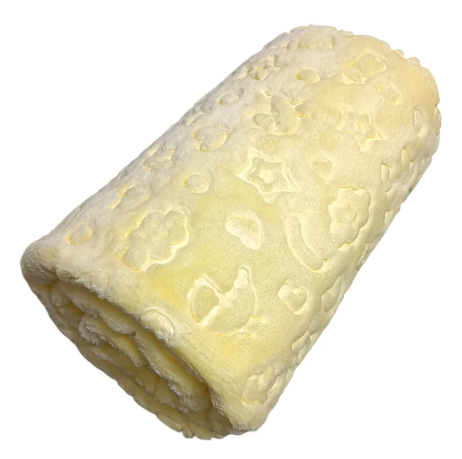 پتو کودک و نوزاد ازدیلک مدل Embos Sari سایز 120×100 سانتی متر