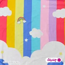 ملحفه کودک آدنو مدل رنگین کمان کد FI81 سایز 70x135 سانتی‌متر