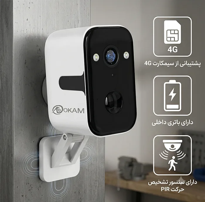 دوربین مداربسته تحت شبکه اوکم مدل T6