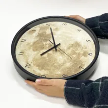 ساعت دیواری طرح ماه عدد دار مدل CW- Moon Num
