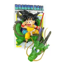 فیگور گوکو کودک دراگون بال مدل Shenron 3D Diorama Dragon Ball، دیورامای سه‌بعدی با شنرون و پس‌زمینه مانگا، ارتفاع 29 سانتی‌متر