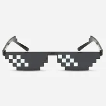عینک فانتزی مدل 8-bit Thug Life