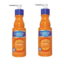 کرم مرطوب کننده کامان مدل Vitamin C حجم 200 میلی لیتر مجموعه 2 عددی