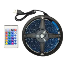 ریسه ال ای دی مدل RGB گیمینگ 4 سیم طرح USB-5v طول 5 متر
