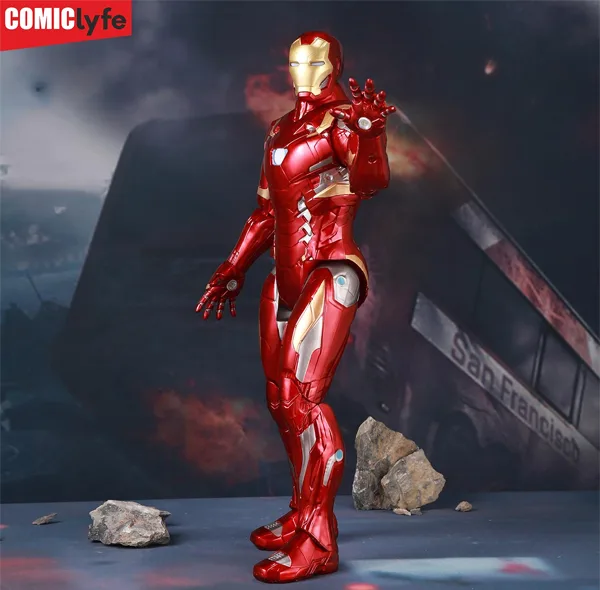 اکشن فیگور طرح مرد آهنی مدل Iron Man Civil War ارتفاع 18 سانتی‌متر