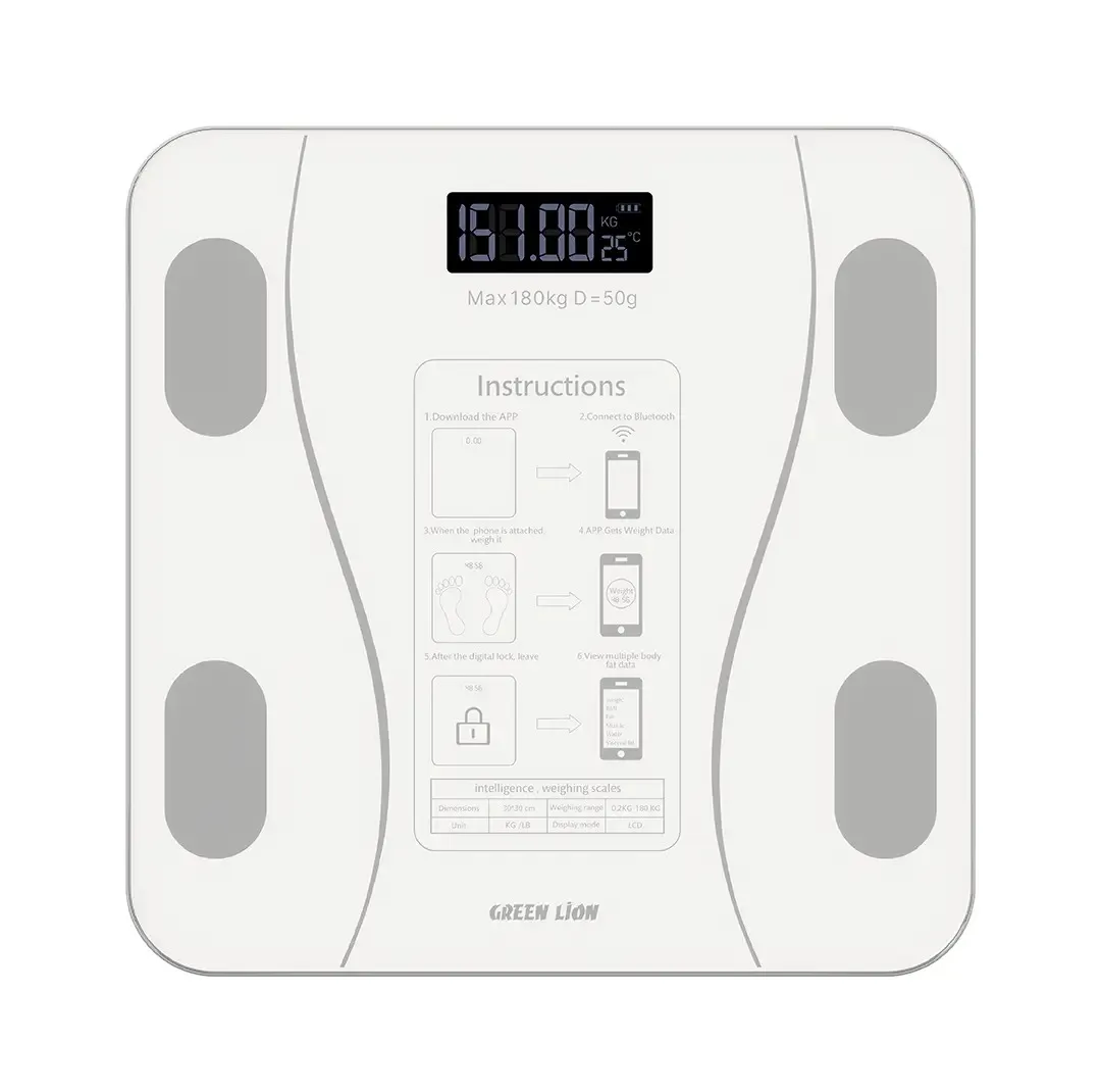 ترازو هوشمند گرین لاین مدل GBC-200 با دقت 50 گرم