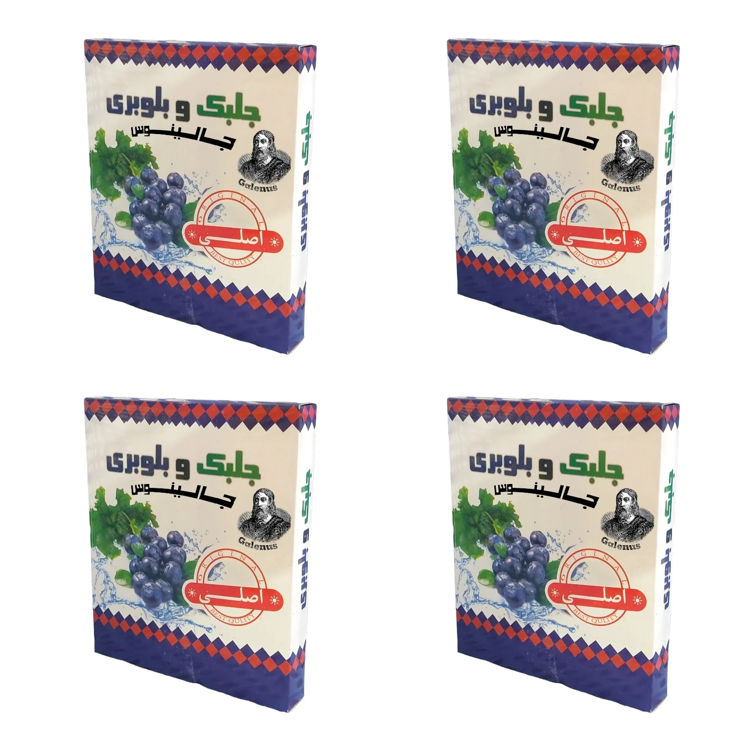 جلبک بلوبری جالینوس - 90 گرم بسته 4 عددی