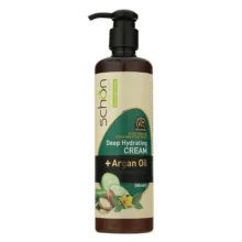 کرم مرطوب‌کننده شون، مدل Cucumber، مناسب انواع پوست، با عصاره خیار، حاوی روغن آرگان، مناسب استفاده برای دست و صورت، حجم 300 میلی‌لیتر