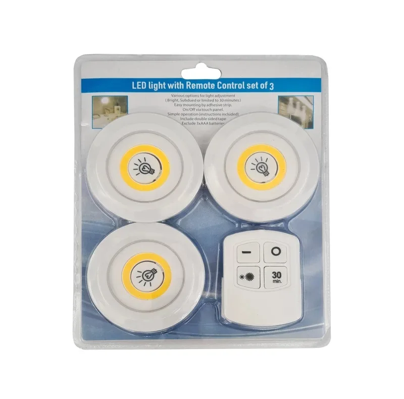 چراغ اضطراری مدل سقفی REMOTE CONTROL مجموعه 3 عددی