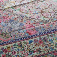 رومیزی مخمل طرح ترمه کد 150