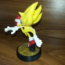 فیگور طرح سونیک مدل Nova Art Super Sonic 2 ارتفاع 14 سانتیمتر