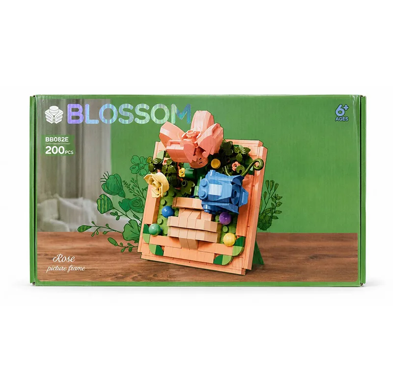 ساختنی 200 تکه مدل قاب گل ROSE