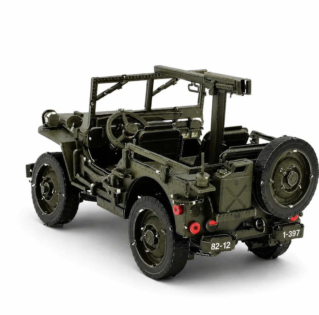 ساختنی 369 تکه پیسکول مدل Willys MB