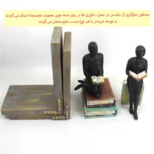 نگهدارنده کتاب مدل کتاب خوان مجموعه ۲ عددی